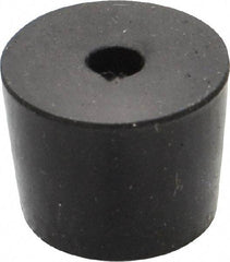 Made in USA - 5/16 Thread, 1/2" High, Rubber Bumpers - Recessed, 1/4" C-Projection Gage Line to Nose End, 5/8" Minor Axis - USA Tool & Supply