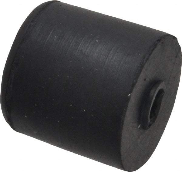 Made in USA - 5/16 Thread, 5/8" High, Rubber Bumpers - Recessed, 5/16" C-Projection Gage Line to Nose End, 5/8" Minor Axis - USA Tool & Supply