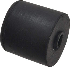 Made in USA - 5/16 Thread, 5/8" High, Rubber Bumpers - Recessed, 5/16" C-Projection Gage Line to Nose End, 5/8" Minor Axis - USA Tool & Supply