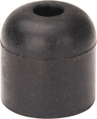 Made in USA - 5/16 Thread, 1" High, Rubber Bumpers - Recessed, 5/8" C-Projection Gage Line to Nose End, 1" Minor Axis - USA Tool & Supply