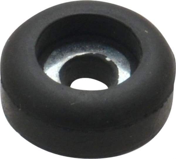Made in USA - 3/8 Thread, 1/4" High, Rubber Bumpers - Recessed, 1/8" C-Projection Gage Line to Nose End, 5/8" Minor Axis - USA Tool & Supply