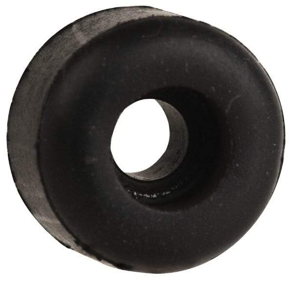 Made in USA - 1/4 Thread, 5/16" High, Rubber Bumpers - Recessed, 3/16" C-Projection Gage Line to Nose End, 1/2" Minor Axis - USA Tool & Supply