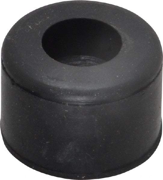 Made in USA - 3/8 Thread, 1/2" High, Rubber Bumpers - Recessed, 1/4" C-Projection Gage Line to Nose End, 3/4" Minor Axis - USA Tool & Supply