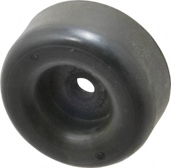Made in USA - 1-1/8 Thread, 1" High, Rubber Bumpers - Recessed, 1/2" C-Projection Gage Line to Nose End, 2-1/2" Minor Axis - USA Tool & Supply