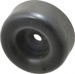 Made in USA - 1-1/8 Thread, 1" High, Rubber Bumpers - Recessed, 1/2" C-Projection Gage Line to Nose End, 2-1/2" Minor Axis - USA Tool & Supply