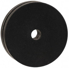 Made in USA - 1-1/2" OD, 7/16" Thick Flexible Grommet - Rubber, 1-1/4" Slot Diam x 1/16" Slot Width - USA Tool & Supply