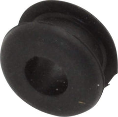 Made in USA - 7/16" OD, 1/4" Thick Grommet - Buna-N Rubber, 5/16" Slot Diam x 1/8" Slot Width - USA Tool & Supply