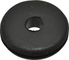 Made in USA - 1" OD, 1/4" Thick Grommet - Buna-N Rubber, 3/4" Slot Diam x 1/16" Slot Width - USA Tool & Supply