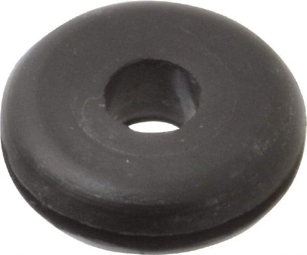 Made in USA - 1" OD, 5/16" Thick Grommet - Buna-N Rubber, 3/4" Slot Diam x 1/16" Slot Width - USA Tool & Supply