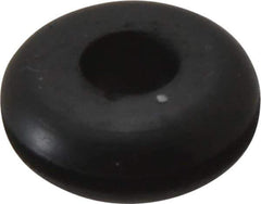 Made in USA - 13/16" OD, 5/16" Thick Grommet - Buna-N Rubber, 9/16" Slot Diam x 1/16" Slot Width - USA Tool & Supply