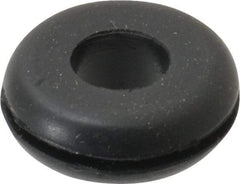 Made in USA - 7/8" OD, 5/16" Thick Grommet - Buna-N Rubber, 5/8" Slot Diam x 1/16" Slot Width - USA Tool & Supply