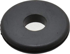 Made in USA - 1-1/2" OD, 1/4" Thick Grommet - Buna-N Rubber, 1-1/4" Slot Diam x 1/16" Slot Width - USA Tool & Supply