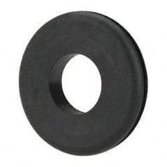 Made in USA - 1-1/2" OD, 1/4" Thick Grommet - Buna-N Rubber, 1-1/4" Slot Diam x 1/16" Slot Width - USA Tool & Supply