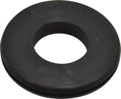Made in USA - 1-5/8" OD, 1/4" Thick Grommet - Buna-N Rubber, 1-1/4" Slot Diam x 1/16" Slot Width - USA Tool & Supply