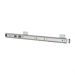 Knape & Vogt - 20" Slide Length, Chrome Variable-Height Keyboard Slide - Chrome Finish - USA Tool & Supply