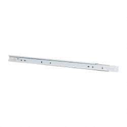 Knape & Vogt - 500mm Slide Length, 375mm Travel Length, Steel Epoxy-Coated Drawer Slide - White Epoxy Finish - USA Tool & Supply