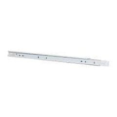 Knape & Vogt - 500mm Slide Length, 375mm Travel Length, Steel Epoxy-Coated Drawer Slide - White Epoxy Finish - USA Tool & Supply