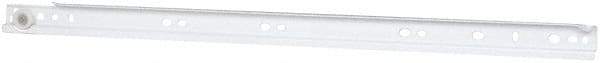 Knape & Vogt - 550mm Slide Length, 412mm Travel Length, Steel Epoxy-Coated Drawer Slide - White Epoxy Finish - USA Tool & Supply