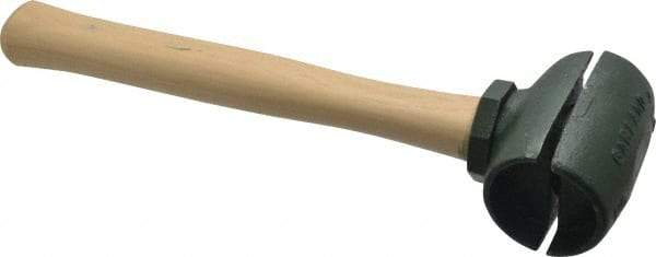 Garland - 2-1/2 Lb Head 1-3/4" Face Malleable Iron Split Head Hammer without Faces - Wood Handle - USA Tool & Supply