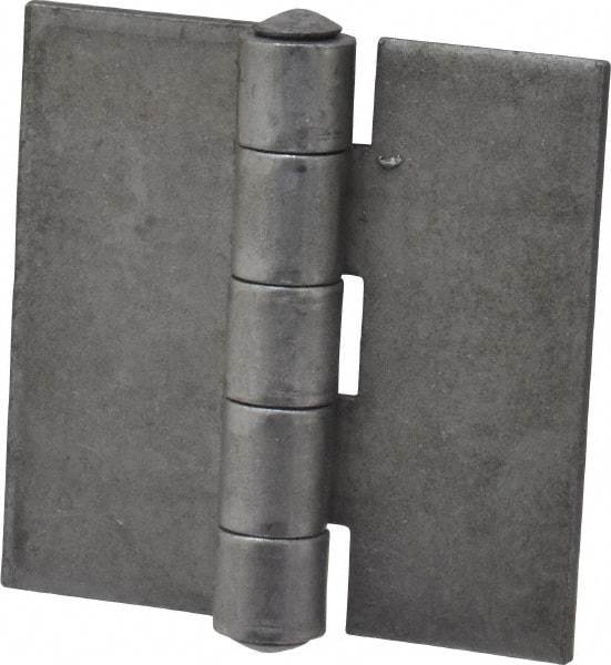 Stanley - 2-1/2" Long x 2-1/2" Wide, Extra Heavy Full Surface Hinge - Steel, Plain Finish - USA Tool & Supply
