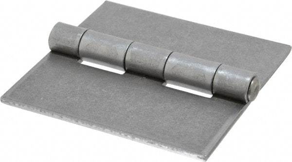 Stanley - 3-1/2" Long x 3-1/2" Wide, Extra Heavy Full Surface Hinge - Steel, Plain Finish - USA Tool & Supply
