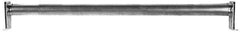 Stanley - 72" Max Width Adjustable Round Closet Rod - Zinc Plated Finish - USA Tool & Supply