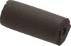 Cratex - 1/4" Max Diam x 1/2" Long, Cylinder, Rubberized Point - Medium Grade, Silicon Carbide, 1/16" Arbor Hole, Unmounted - USA Tool & Supply
