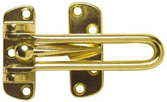 Value Collection - Door Guard - Antique Brass Finish - USA Tool & Supply