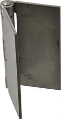 Made in USA - 4" Wide x 1/8" Thick, Blank Butt Hinge - Stainless Steel, Polished Finish - USA Tool & Supply