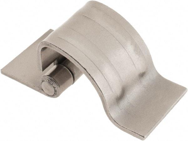 Made in USA - 1-1/4" Wide x 0.09" Thick, Concealed Hinge - Steel, Plain Finish - USA Tool & Supply