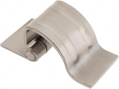 Made in USA - 1-1/4" Wide x 0.09" Thick, Concealed Hinge - Steel, Plain Finish - USA Tool & Supply