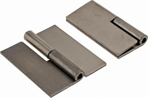 Made in USA - 1.68" Wide x 0.075" Thick, Slip Joint Hinge - Steel, Plain Finish - USA Tool & Supply