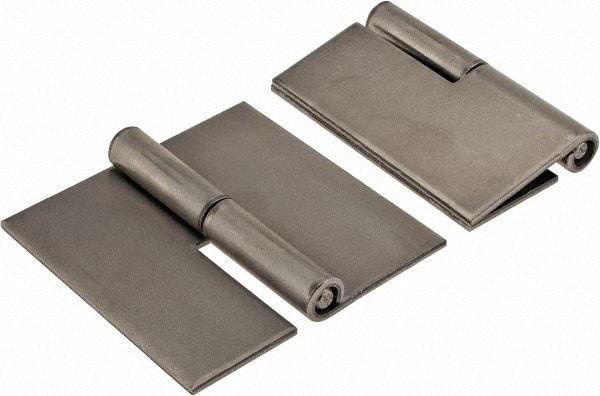 Made in USA - 3" Wide x 0.09" Thick, Slip Joint Hinge - Steel, Plain Finish - USA Tool & Supply