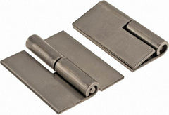 Made in USA - 1.68" Wide x 0.075" Thick, Slip Joint Hinge - Stainless Steel, Plain Finish - USA Tool & Supply