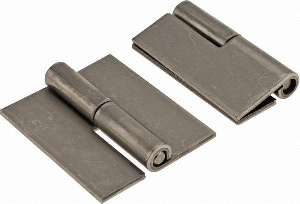 Made in USA - 1.68" Wide x 0.075" Thick, Slip Joint Hinge - Stainless Steel, Plain Finish - USA Tool & Supply