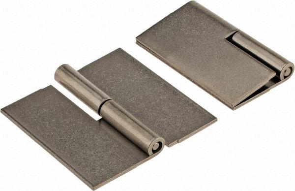 Made in USA - 2-1/2" Wide x 0.075" Thick, Slip Joint Hinge - Stainless Steel, Plain Finish - USA Tool & Supply