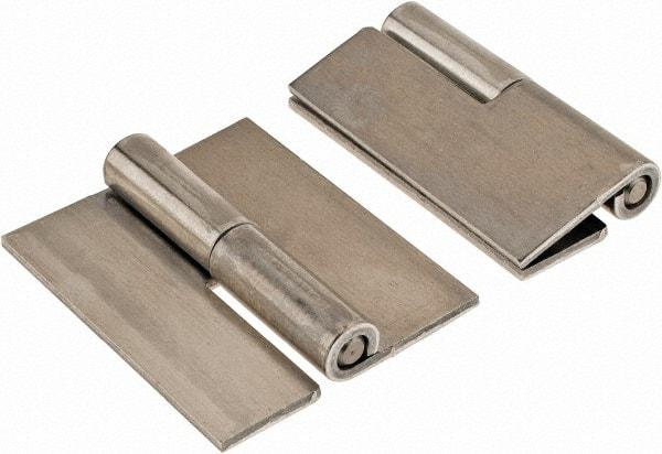Made in USA - 1.68" Wide x 0.075" Thick, Slip Joint Hinge - Aluminum, Plain Finish - USA Tool & Supply