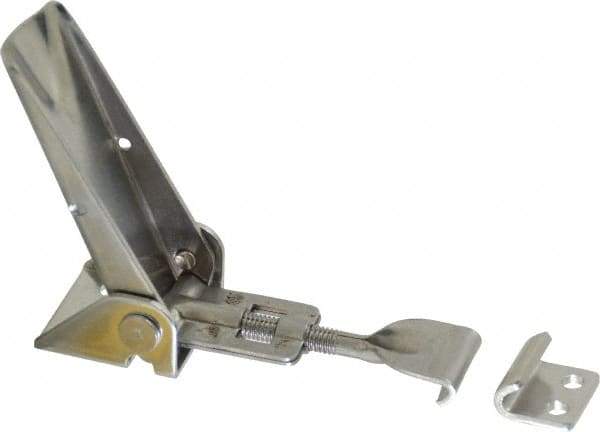 Value Collection - 3.04" Long x 1.1" Wide, 1051 Series Latch - Stainless Steel, with Stainless Steel Finish - USA Tool & Supply