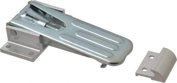 Value Collection - 4.73" Long x 3" Wide, 1046 Series Latch - Steel Lever, Aluminum Base, with Zinc Finish - USA Tool & Supply