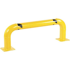 Vestil - 48" Long x 16" High, Steel Rack Guard - Low Profile, 4-1/2" Pipe - USA Tool & Supply