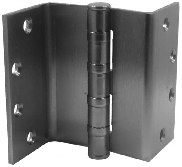 Stanley - 5" Long x 4-1/2" Wide Steel Half Surface Commercial Hinge - USA Tool & Supply