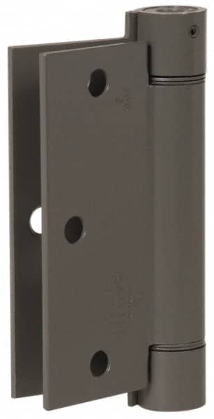 Stanley - 4" Long x 4" Wide Full Mortise Spring Commercial Hinge - USA Tool & Supply