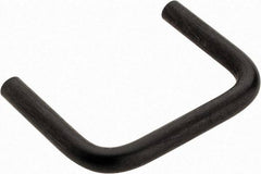 Electro Hardware - 4-40 Internal Thread, 5/32" Handle Diam, Black Anodized Aluminum Drawer Pull - 1-1/4" Center to Center - USA Tool & Supply