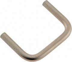 Electro Hardware - 4-40 Internal Thread, 5/32" Handle Diam, Plain Stainless Steel Drawer Pull - 1-1/4" Center to Center - USA Tool & Supply