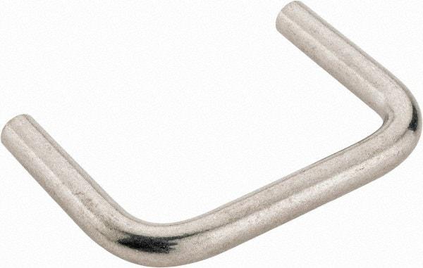 Electro Hardware - Round Handle - Plain, Aluminum, 2" Center to Center - USA Tool & Supply