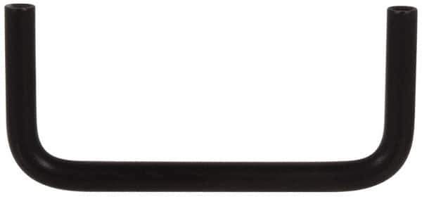 Electro Hardware - Round Handle - Plain, Aluminum, 6" Center to Center - USA Tool & Supply