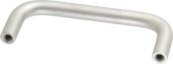 Electro Hardware - 8-32 Internal Thread, 5/16" Handle Diam, Plain Aluminum Drawer Pull - 3" Center to Center - USA Tool & Supply