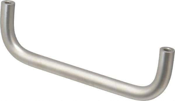 Electro Hardware - 8-32 Internal Thread, 5/16" Handle Diam, Plain Stainless Steel Drawer Pull - 4" Center to Center - USA Tool & Supply