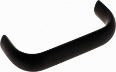 Electro Hardware - 1-9/32" High Oval Handle - Brush Black Anodized, Aluminum, 3" Center to Center - USA Tool & Supply