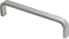 Electro Hardware - 1-1/2" High Rectangular Handle - Clear Finish, Aluminum, 6" Center to Center - USA Tool & Supply
